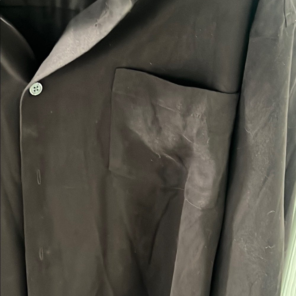 DKNY Women's Dark Brown Button Down Shirt - Picture 3 of 5